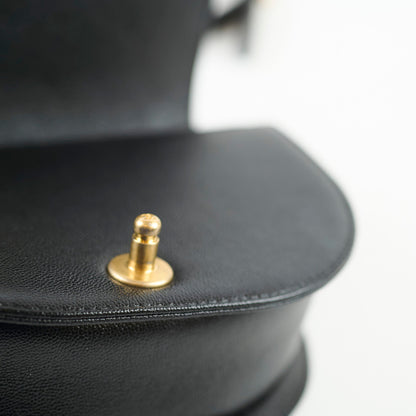 Chanel Half Moon Boy Bag Shiny Caviar Black (microchip) - photo 7