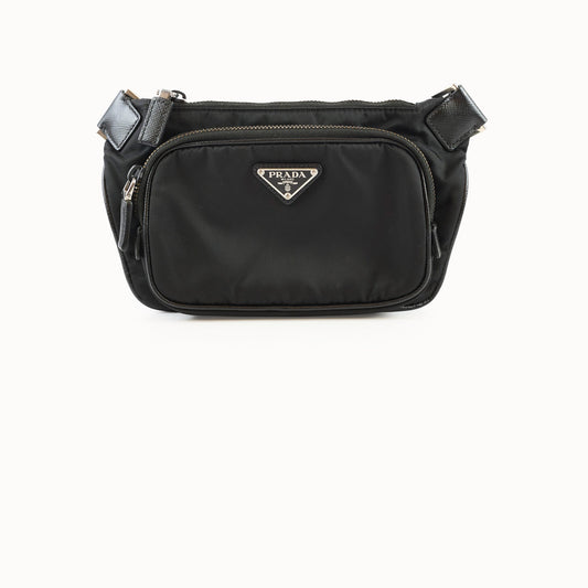 Prada Re-Nylon Belt Bag Black - photo 1