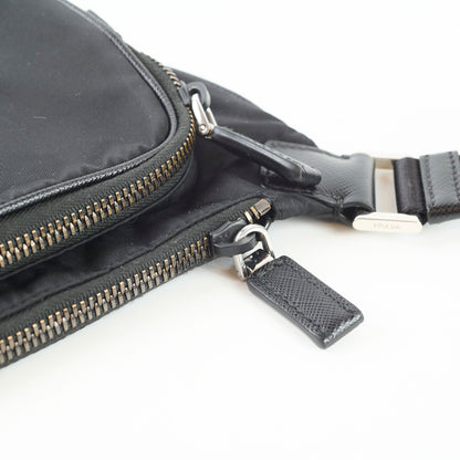 Prada Re-Nylon Belt Bag Black - photo 4