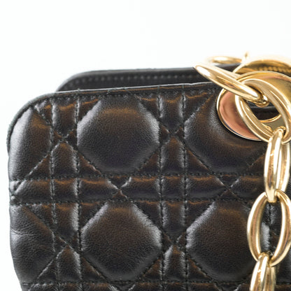 Christian Dior Large Cannage Tote Lambskin Black - photo 4