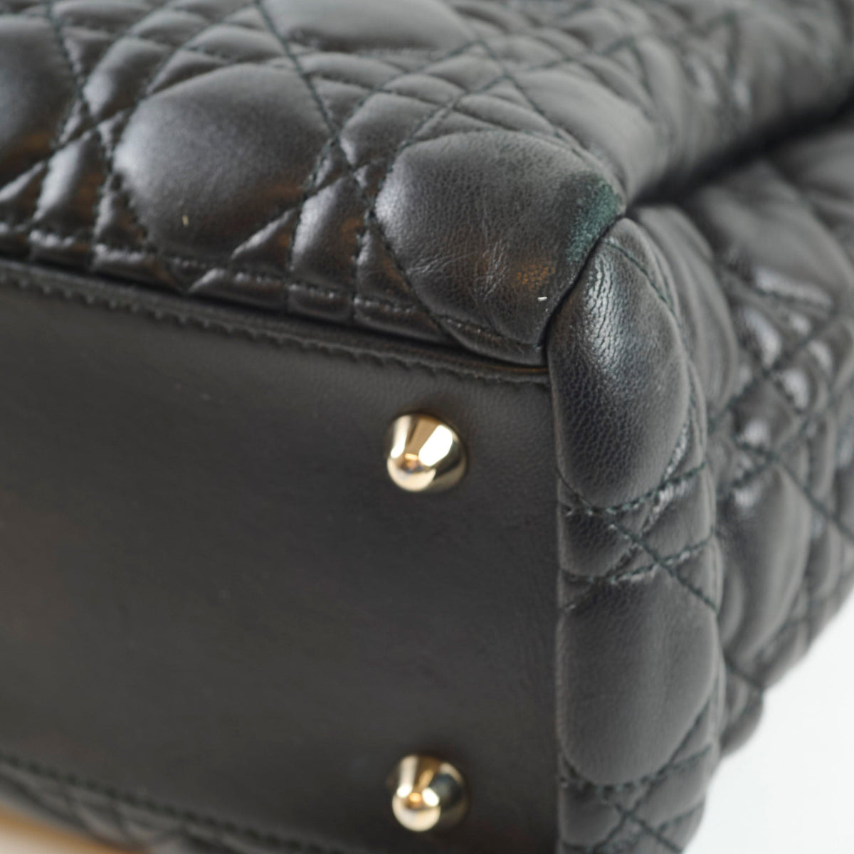 Christian Dior Large Cannage Tote Lambskin Black - photo 16
