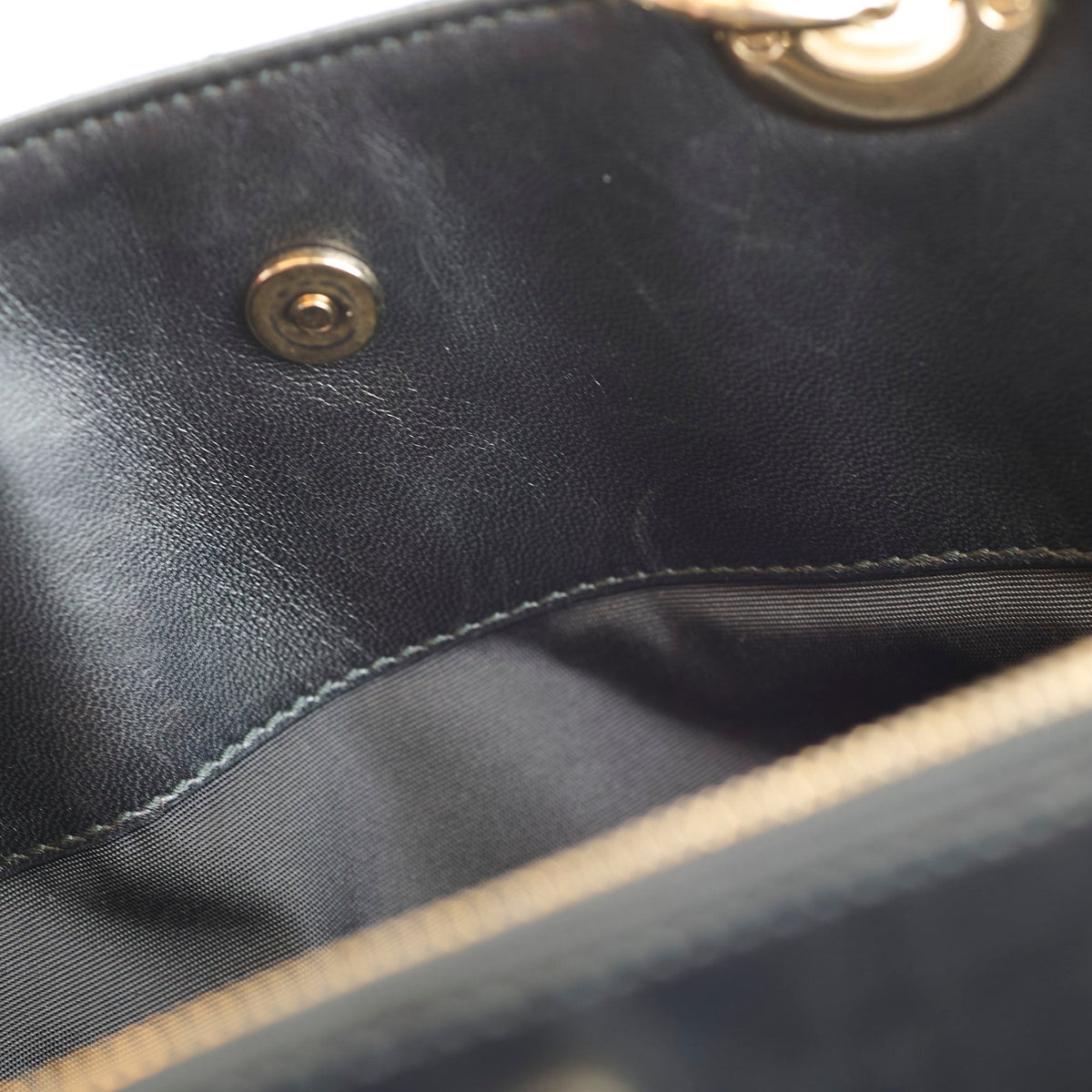 Christian Dior Large Cannage Tote Lambskin Black - photo 11