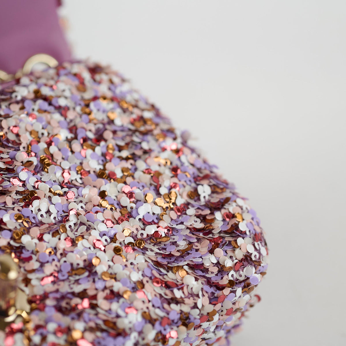 Chanel Mini Sequin Flap Pink/Lavender/White - 2026 Spring Collection - photo 7
