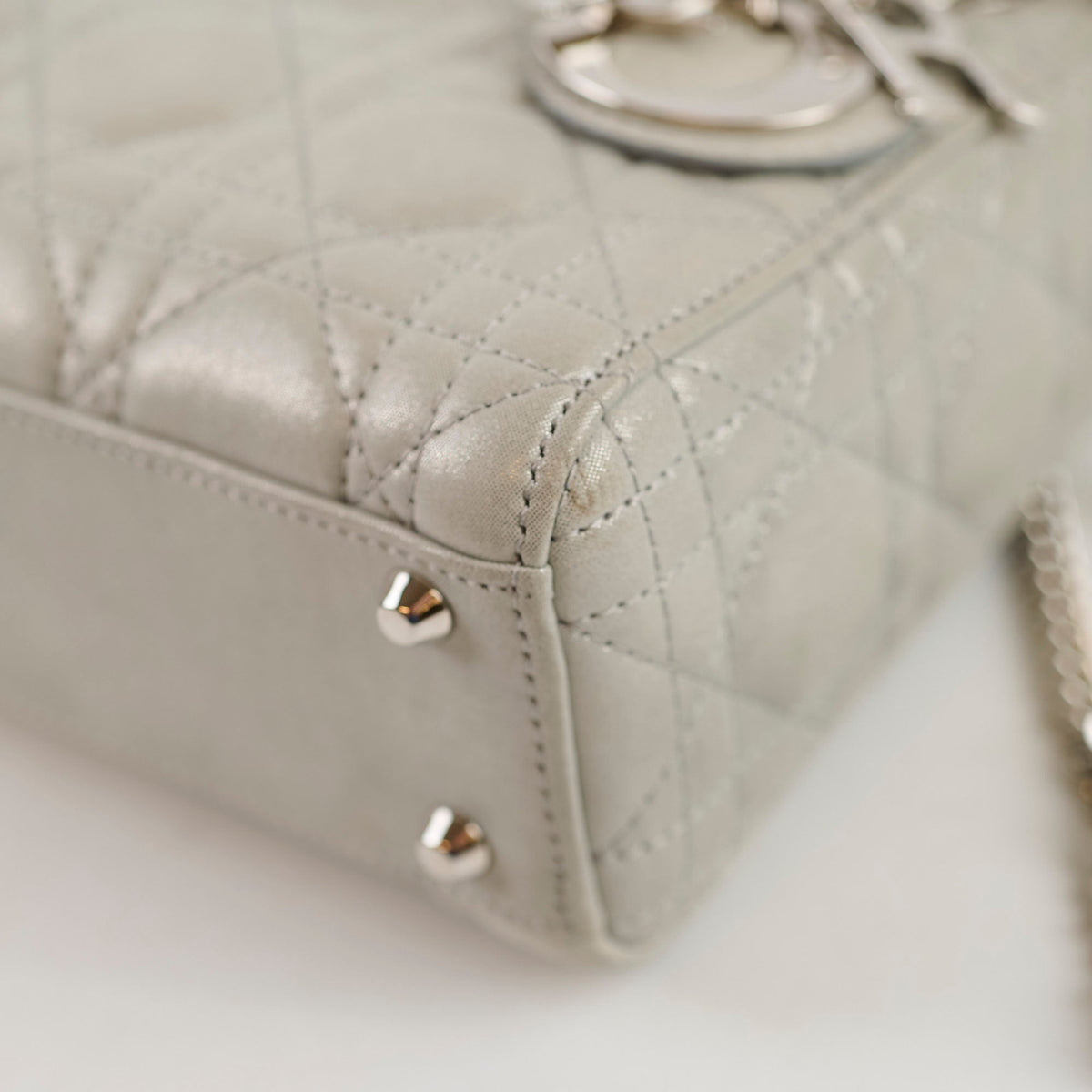 Dior Mini Lady Dior Grey - photo 10