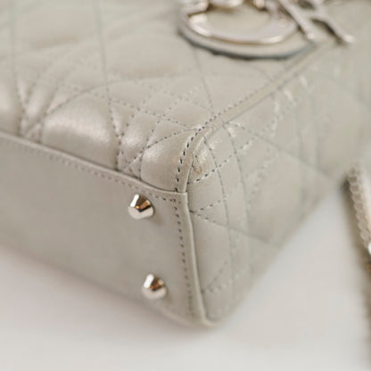 Dior Mini Lady Dior Grey - photo 10