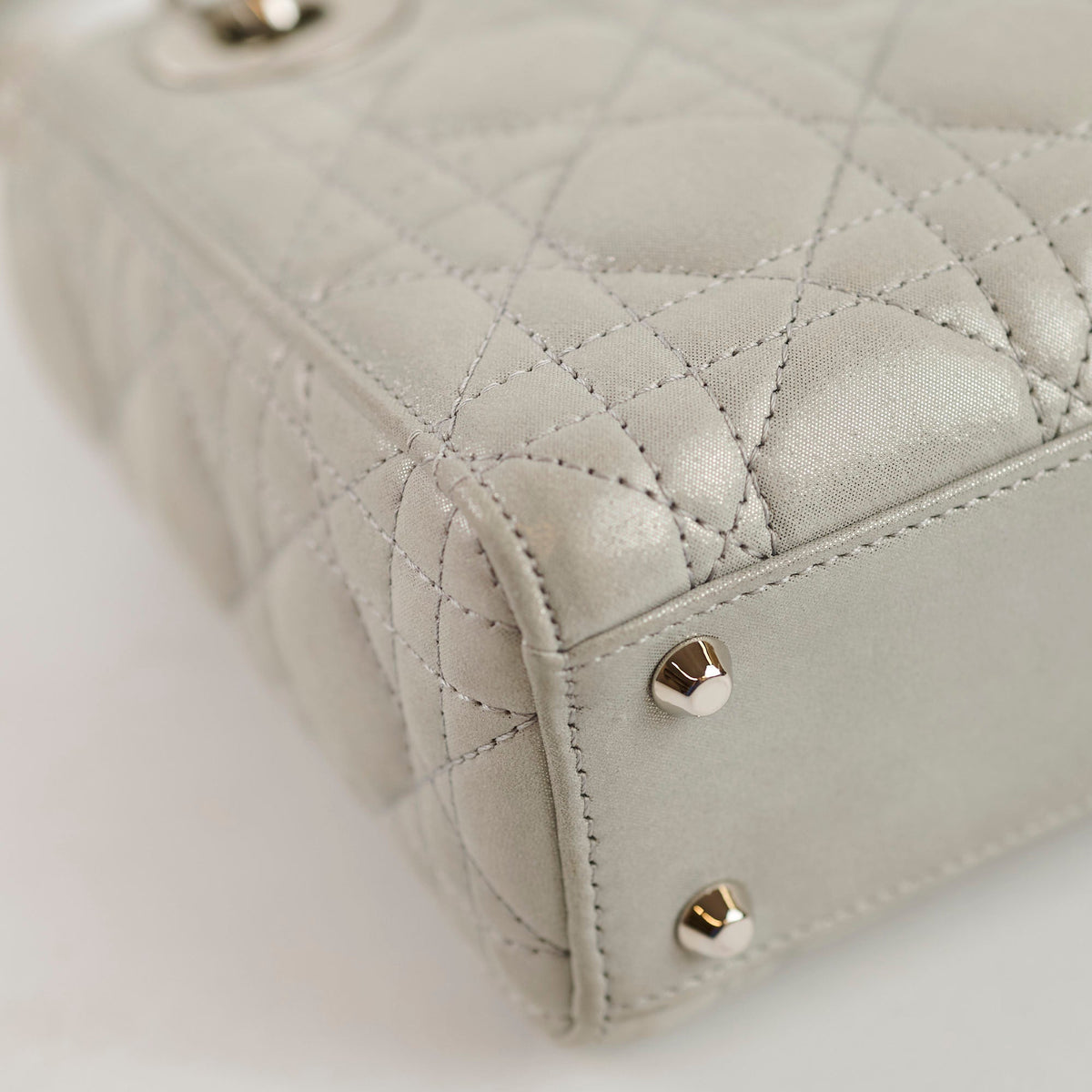 Dior Mini Lady Dior Grey - photo 9