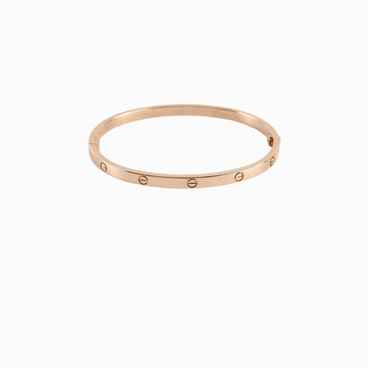 Cartier Small Model Love Bracelet Rose Gold Size 16 - photo 1