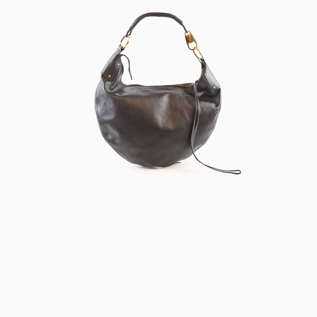 Gucci Leather Hobo Bag Black - photo 1