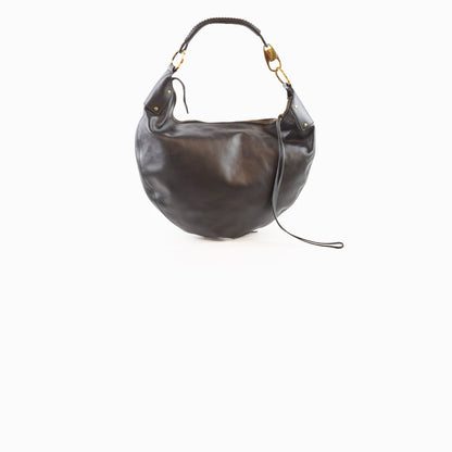 Gucci Leather Hobo Bag Black - photo 1