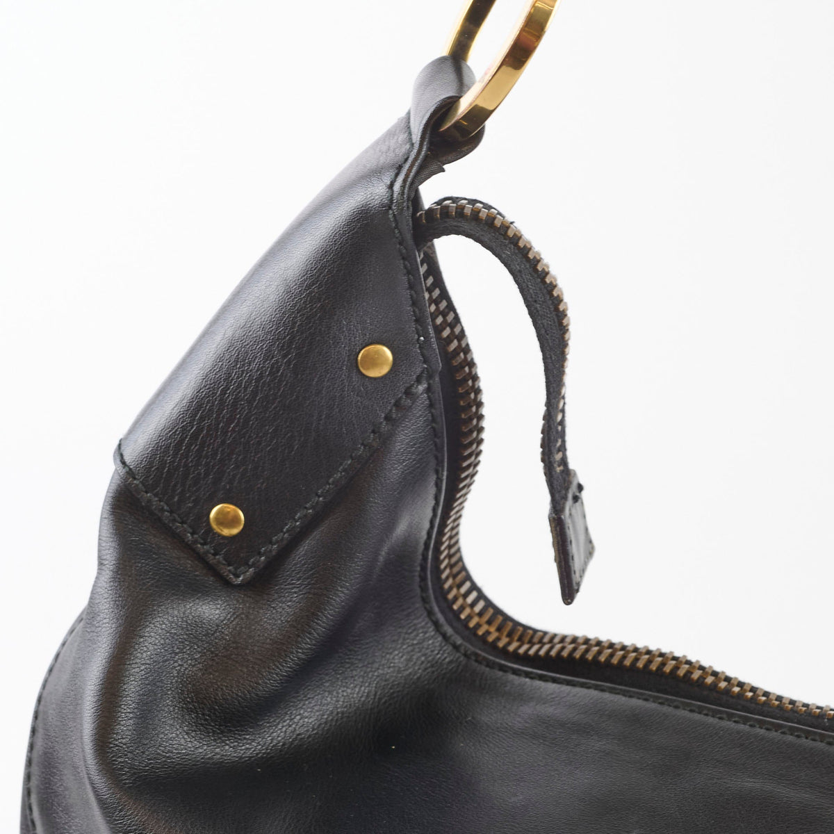 Gucci Leather Hobo Bag Black - photo 4