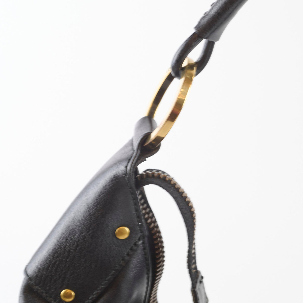 Gucci Leather Hobo Bag Black - photo 5