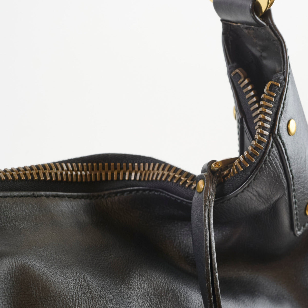 Gucci Leather Hobo Bag Black - photo 6