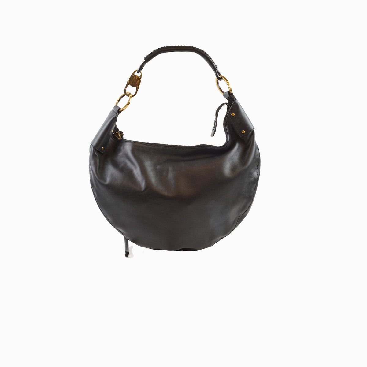 Gucci Leather Hobo Bag Black - photo 2