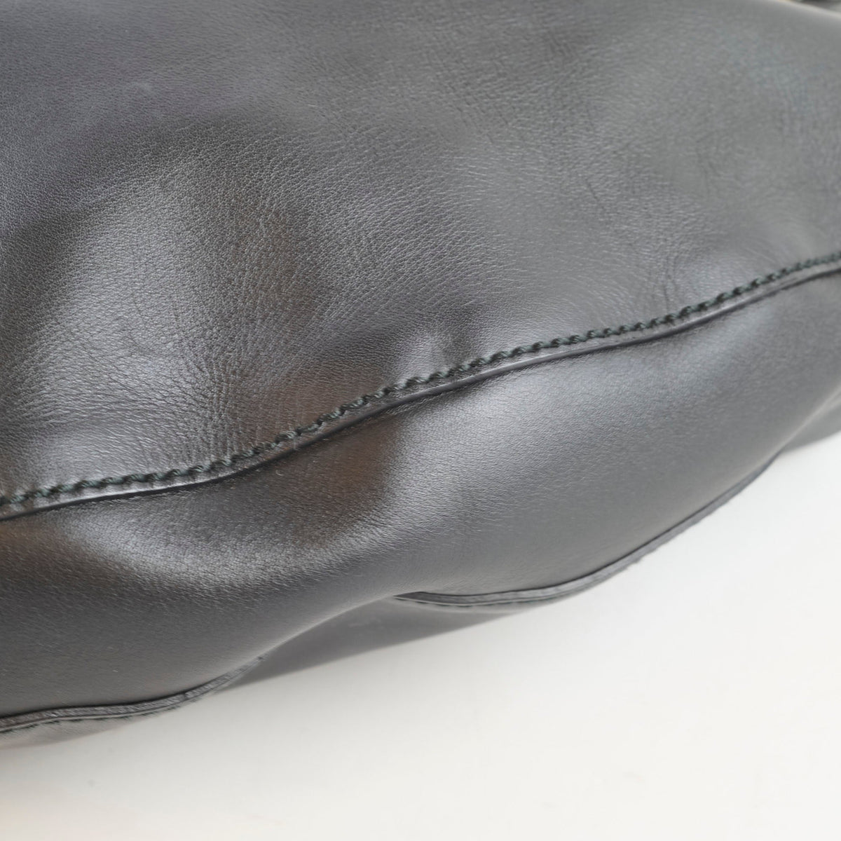 Gucci Leather Hobo Bag Black - photo 9