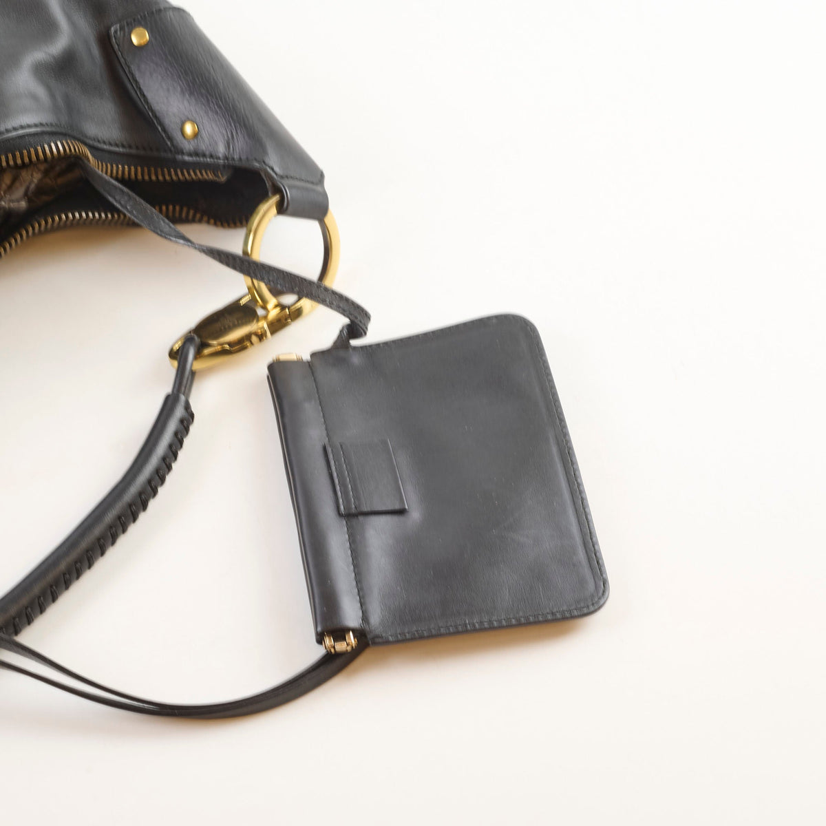 Gucci Leather Hobo Bag Black - photo 13