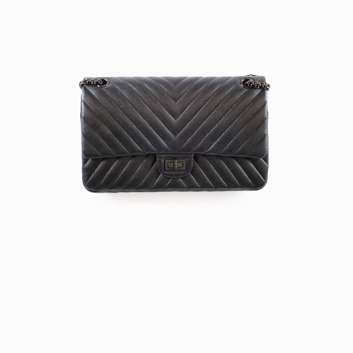Chanel Reissue 226 Black BHW 24 Series - photo 1