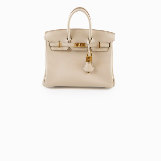 Hermes Birkin 25 Swift Beton A Stamp - photo 1