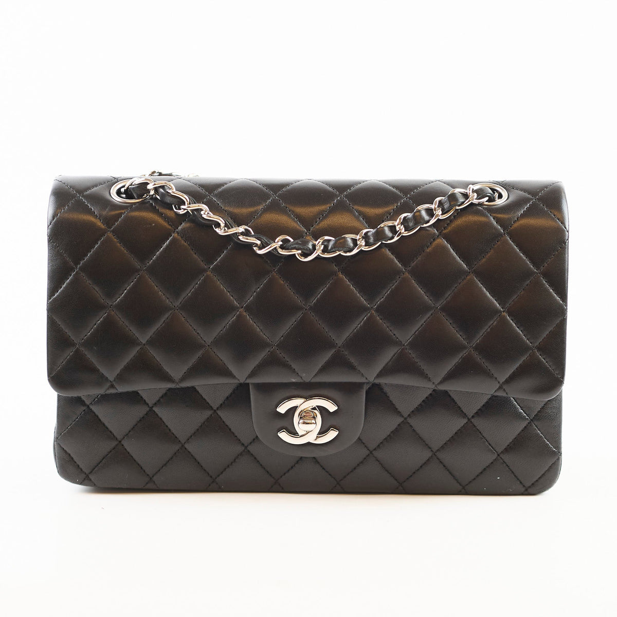 Chanel Classic Flap Medium Lambskin Black 12 Series - photo 2