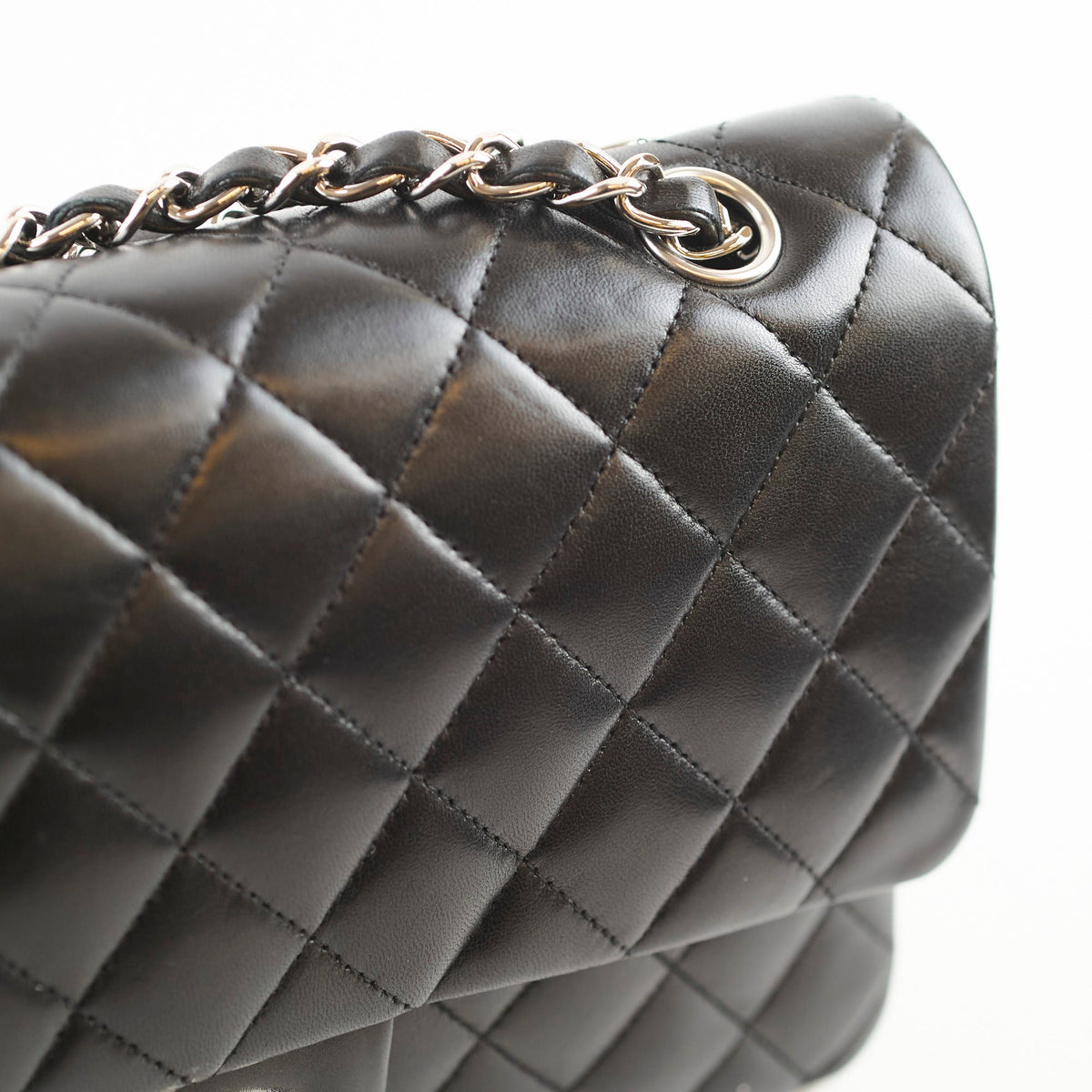 Chanel Classic Flap Medium Lambskin Black 12 Series - photo 6