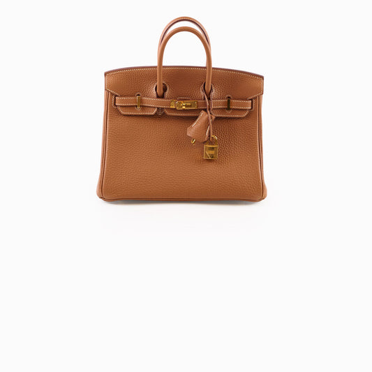 Hermes Birkin 25 Gold GHW Togo - Stamp Z - photo 1