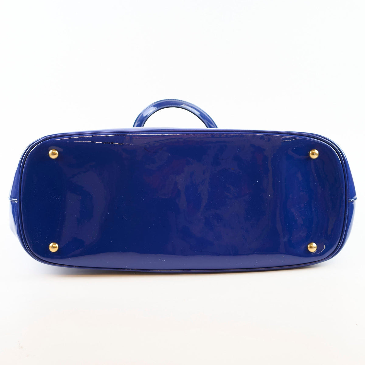 Gucci Bright Pit Tote Blue Patent - photo 4