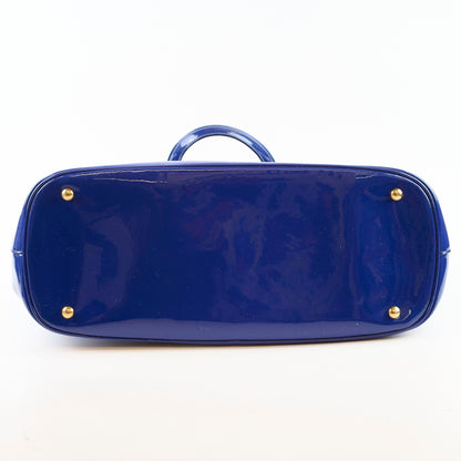 Gucci Bright Pit Tote Blue Patent - photo 4