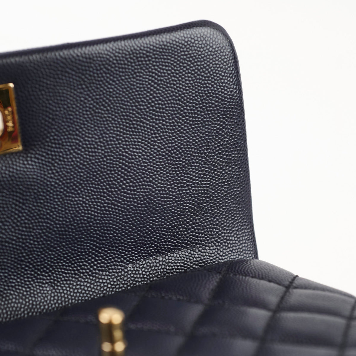 Chanel Small Coco Handle Caviar Navy - photo 8