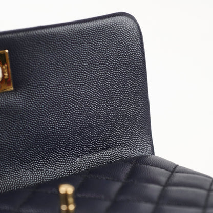 Chanel Small Coco Handle Caviar Navy - photo 8