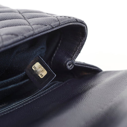 Chanel Small Coco Handle Caviar Navy - photo 11