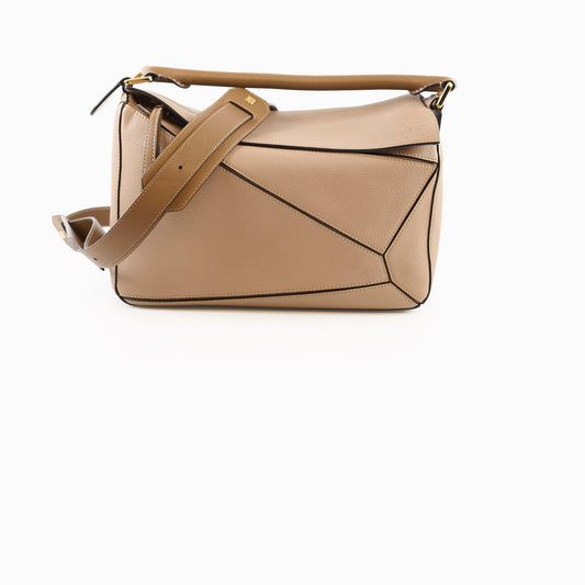 Loewe Medium Puzzle Bag Sand - photo 1