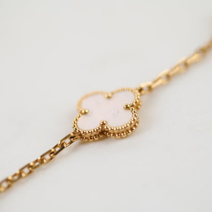 Van Cleef and Arpels 5 Motif MOP Bracelet - photo 4