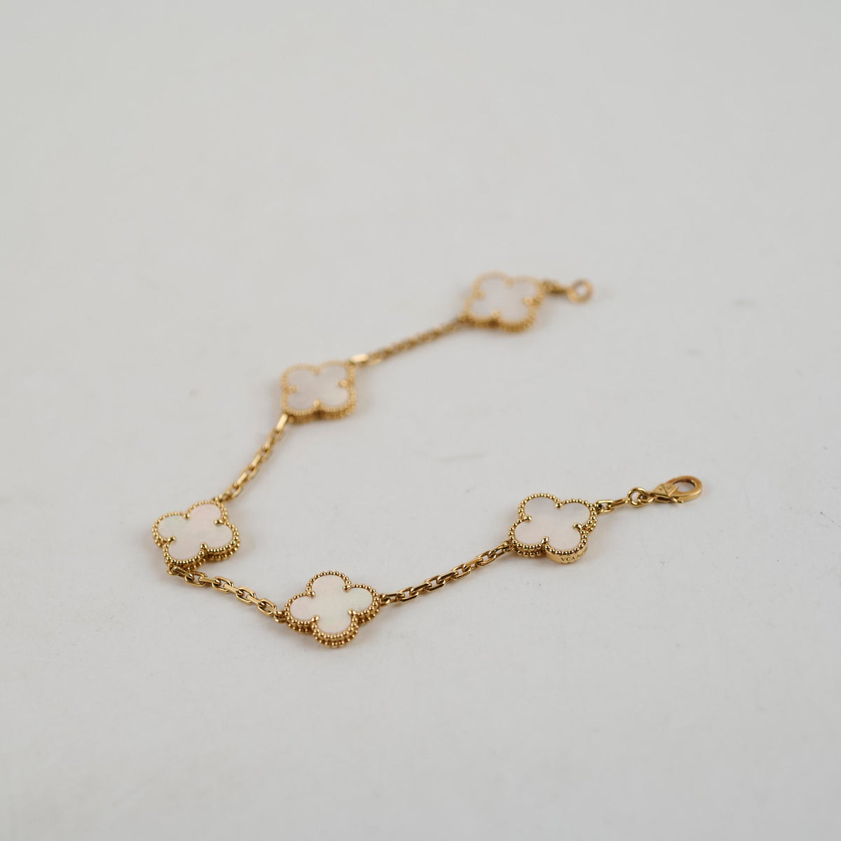 Van Cleef and Arpels 5 Motif MOP Bracelet - photo 5