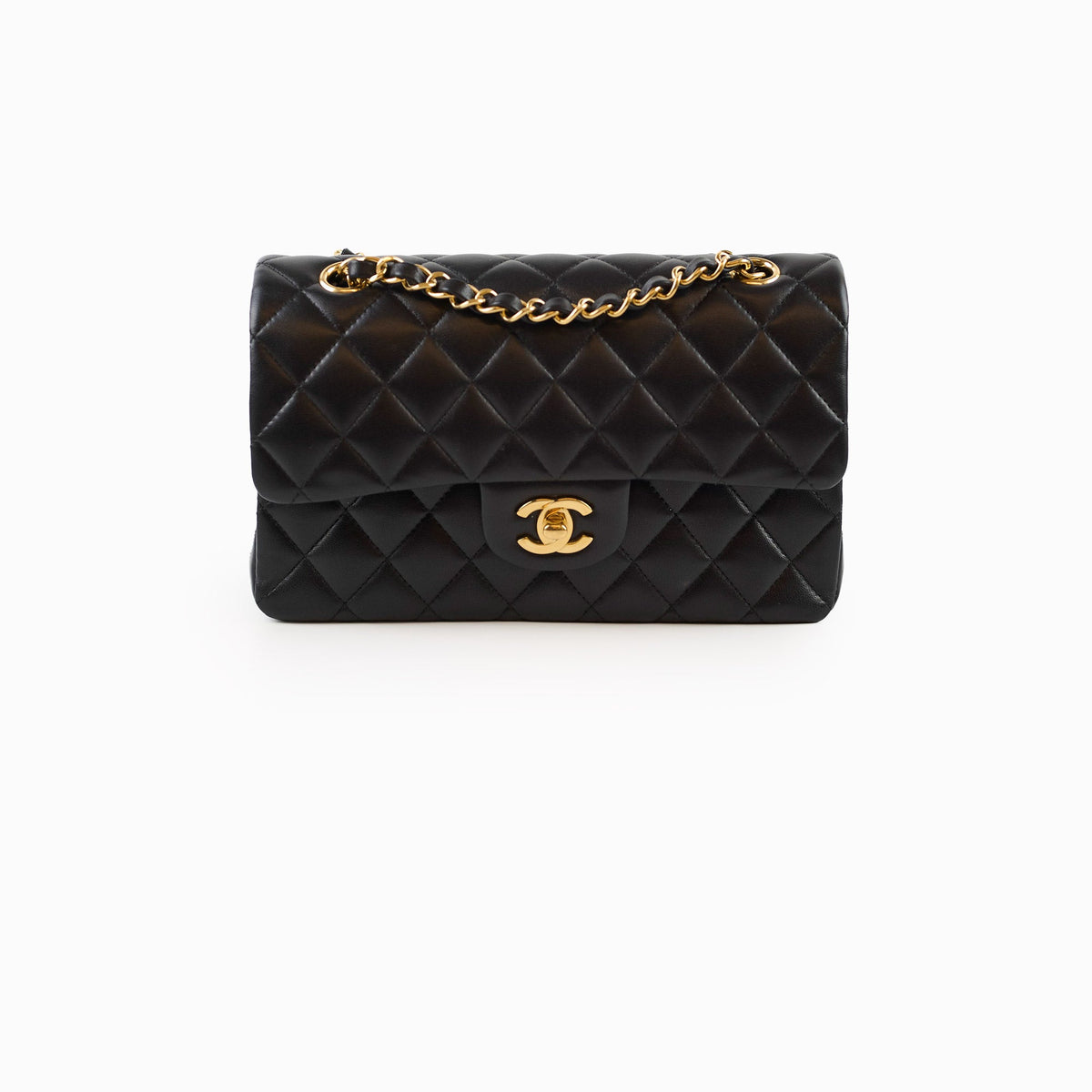 Chanel Small Classic Flap Black Lambskin - photo 1
