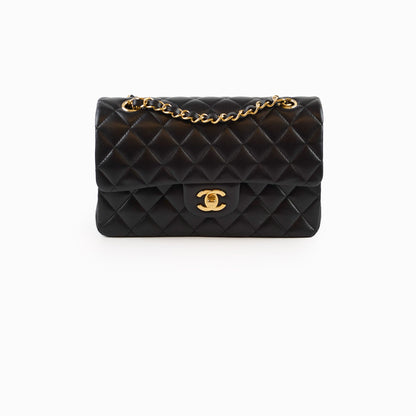 Chanel Small Classic Flap Black Lambskin - photo 1