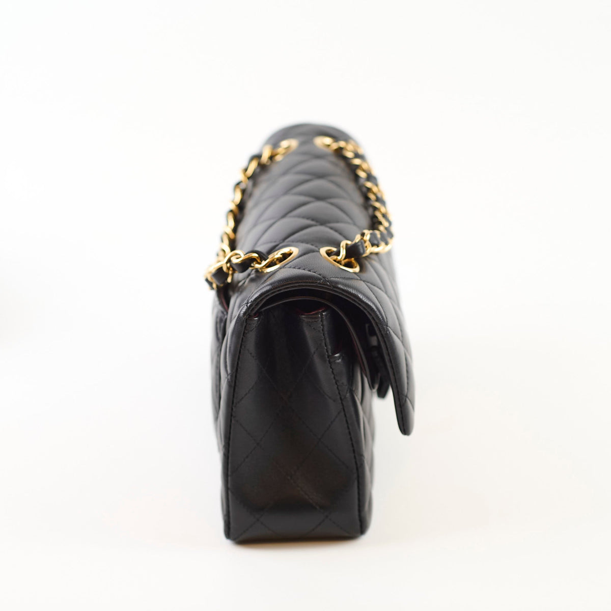 Chanel Small Classic Flap Black Lambskin - photo 3