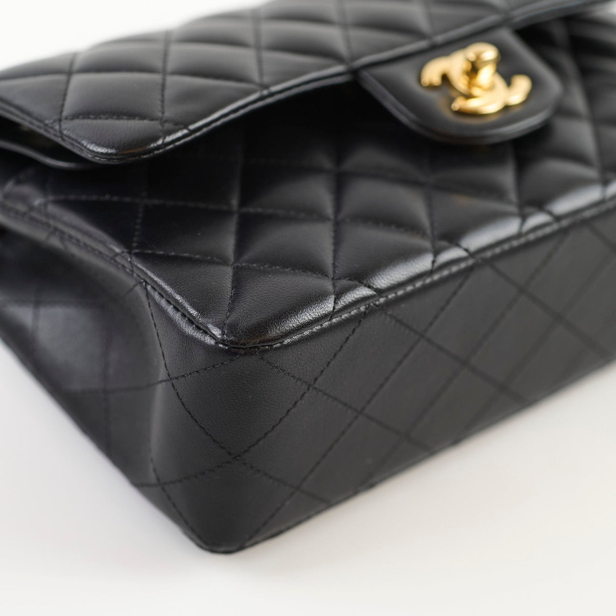 Chanel Small Classic Flap Black Lambskin - photo 12
