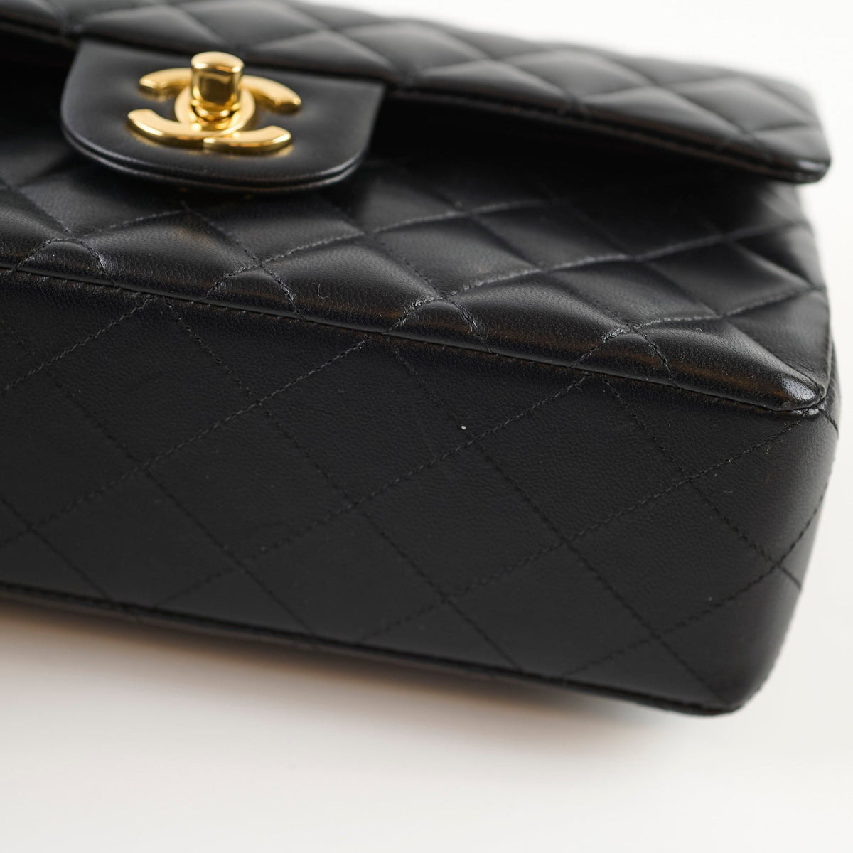 Chanel Small Classic Flap Black Lambskin - photo 13