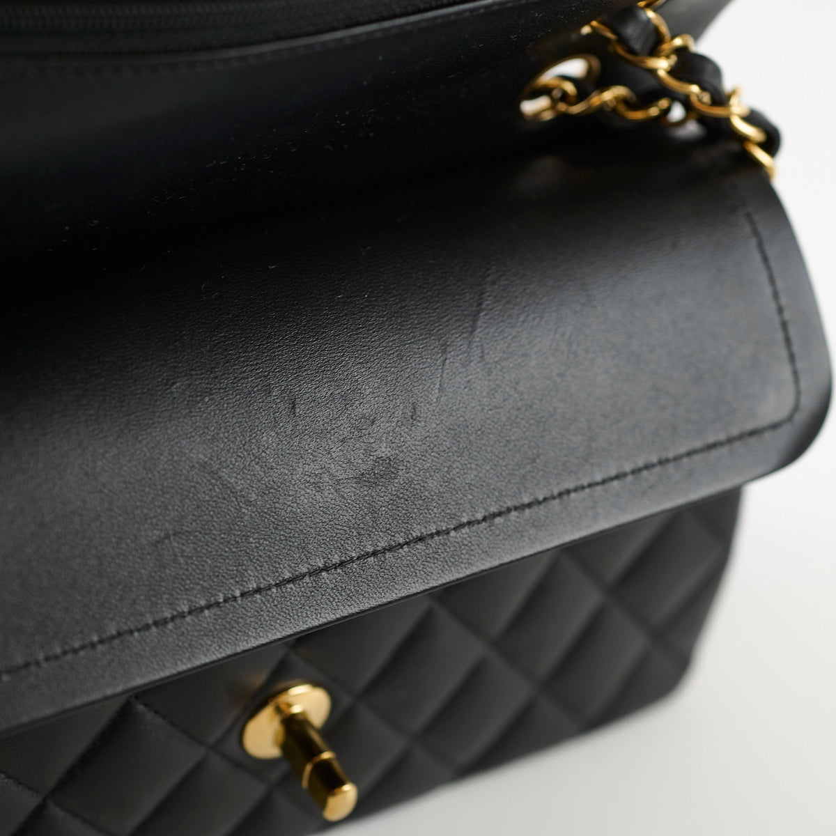 Chanel Small Classic Flap Black Lambskin - photo 6