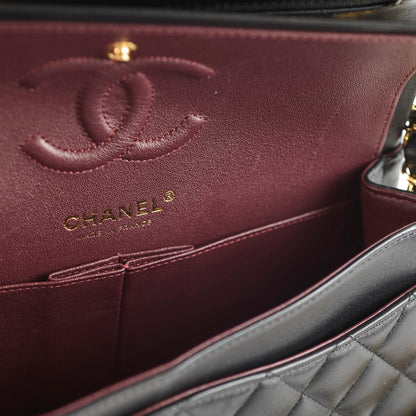 Chanel Small Classic Flap Black Lambskin - photo 10