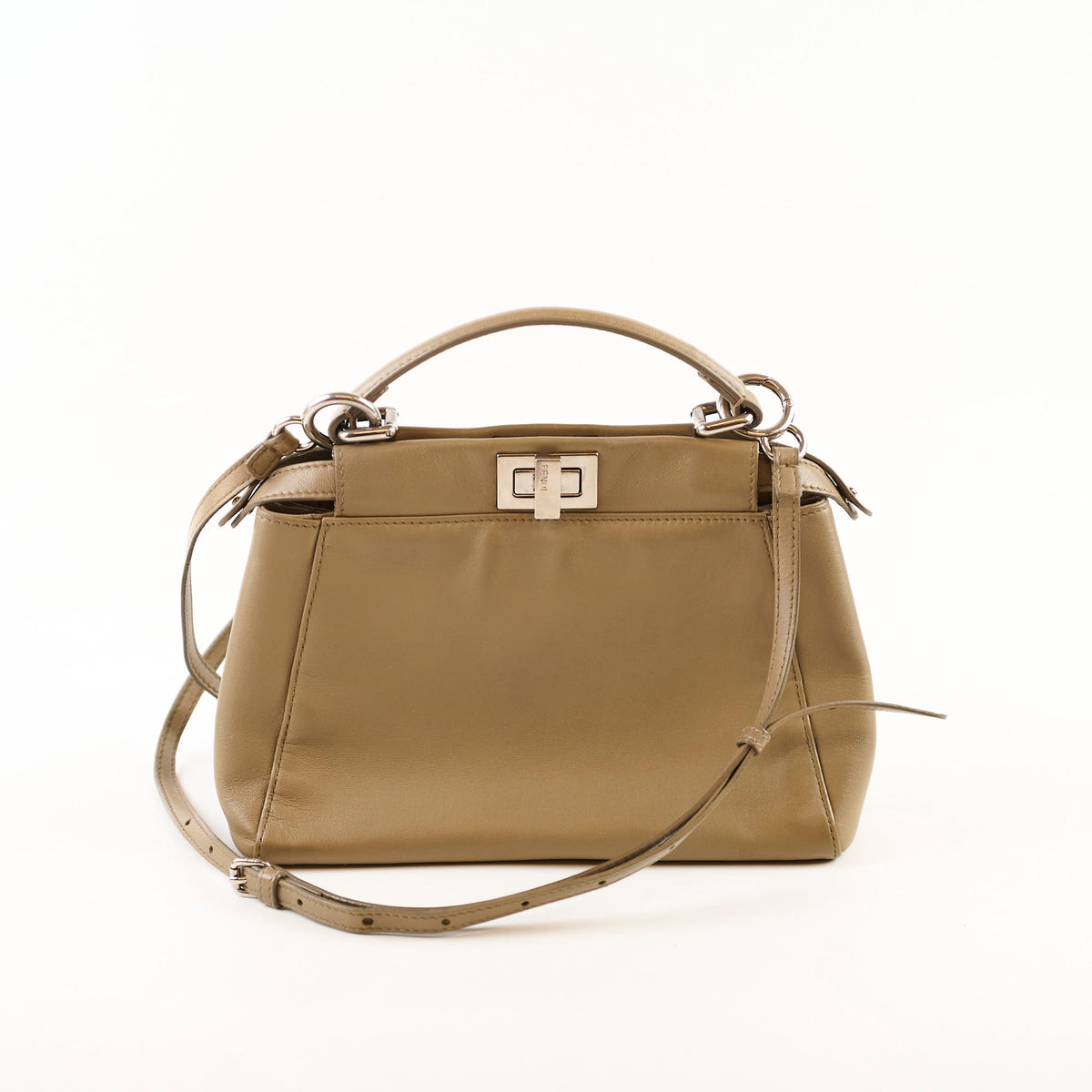 Fendi Peekaboo Mini Beige - photo 2