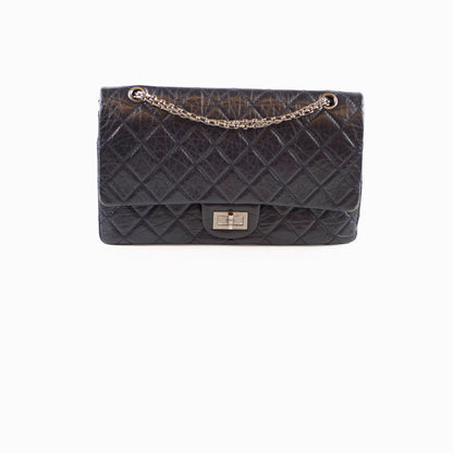 Chanel Large Reissue 227 Aged Calfskin Navy - photo 1