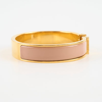 Hermes Clic H Bracelet Beige Enamel PM - photo 2