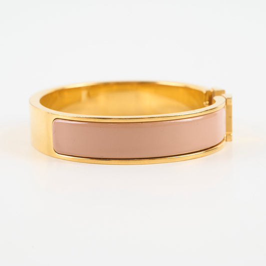 Hermes Clic H Bracelet Beige Enamel PM - photo 2