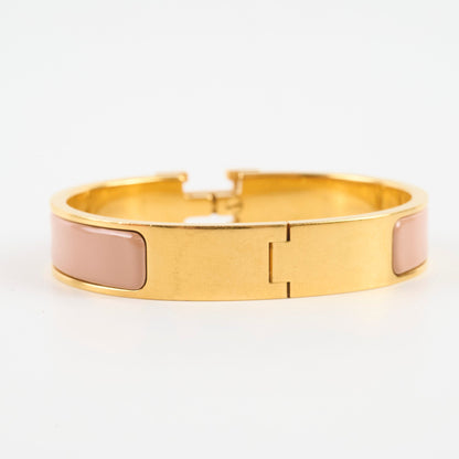 Hermes Clic H Bracelet Beige Enamel PM - photo 3