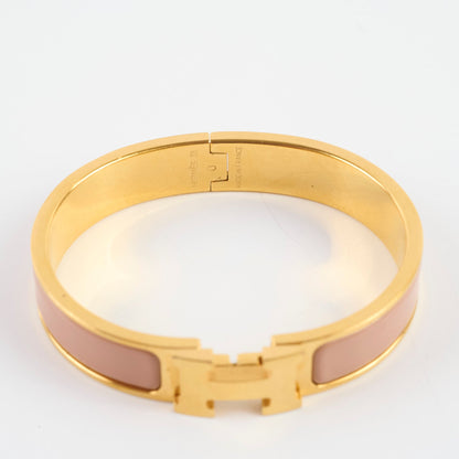 Hermes Clic H Bracelet Beige Enamel PM - photo 5