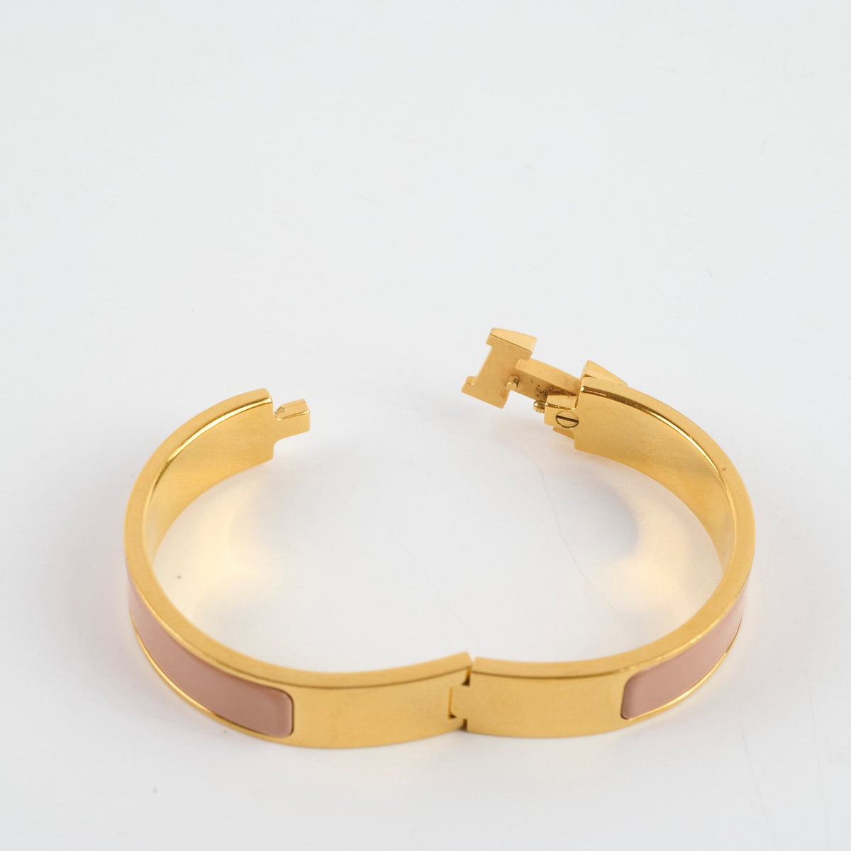 Hermes Clic H Bracelet Beige Enamel PM - photo 7