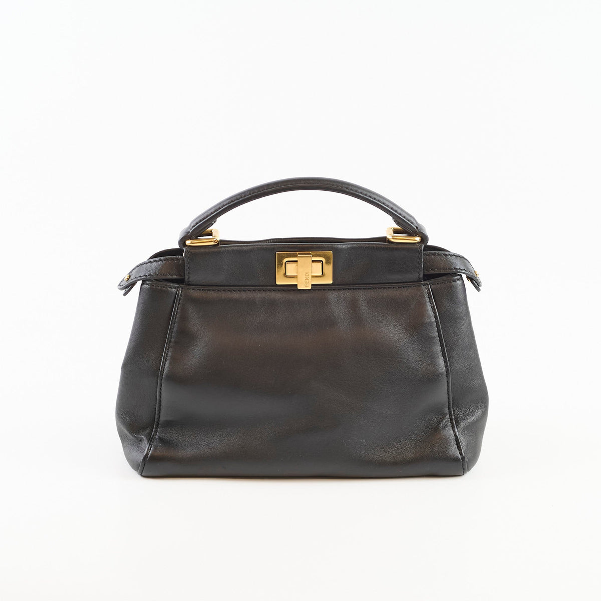 Fendi Mini Peekaboo Nappa Black - photo 2