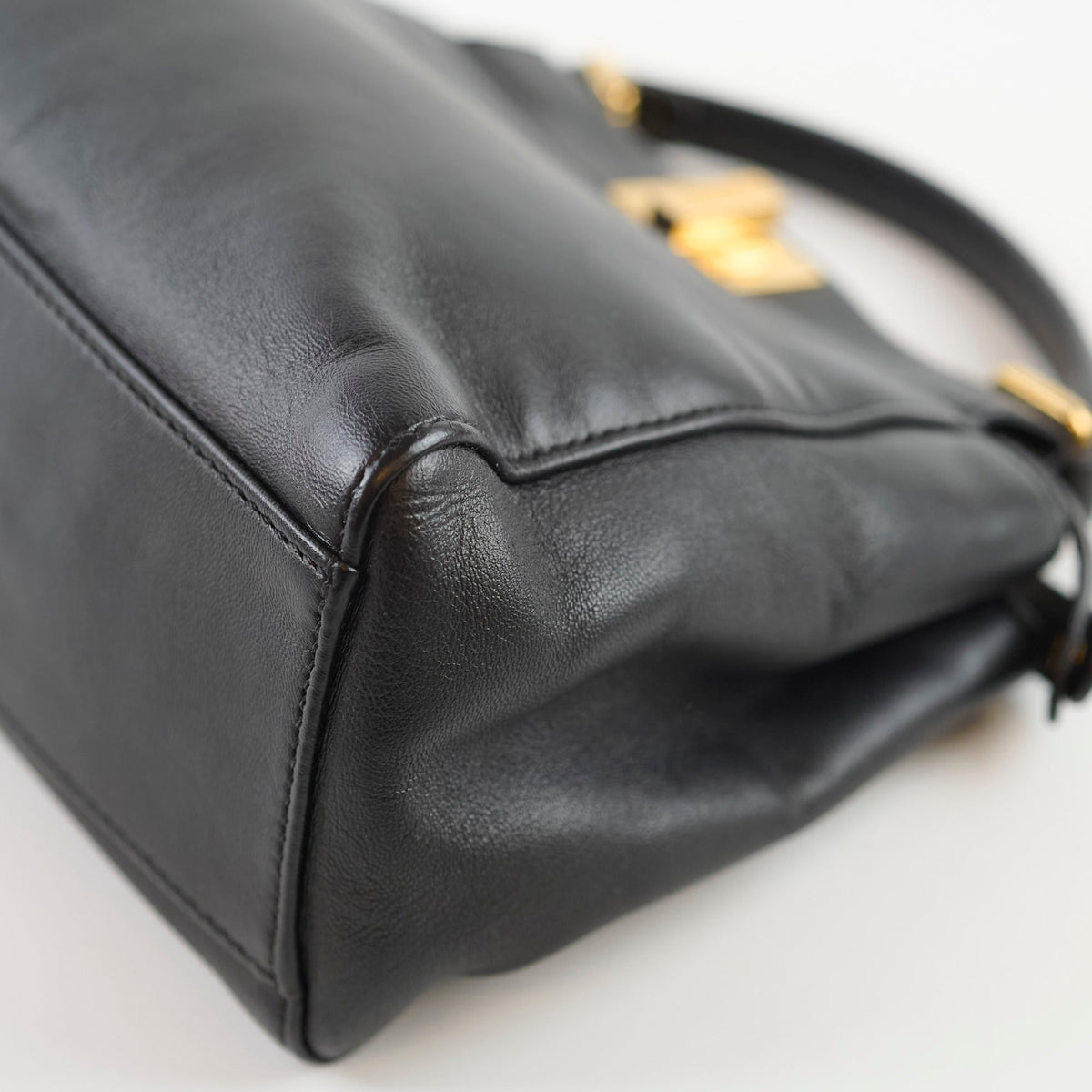 Fendi Mini Peekaboo Nappa Black - photo 9
