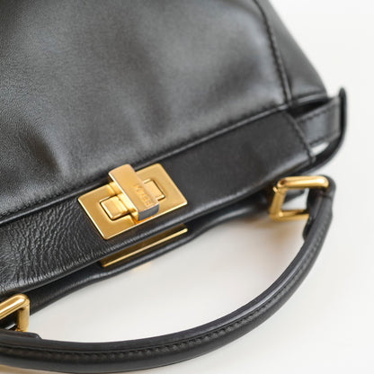 Fendi Mini Peekaboo Nappa Black - photo 10