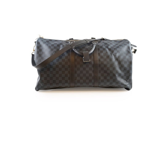 Louis Vuitton Keepall 55 Damier Graphite Navy - photo 1